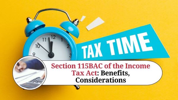 section 115bac of income tax act - New Tax Regime